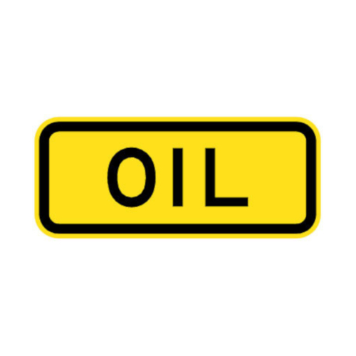 WORKWEAR, SAFETY & CORPORATE CLOTHING SPECIALISTS 600x250mm - Aluminium - Class 1 Reflective - Oil