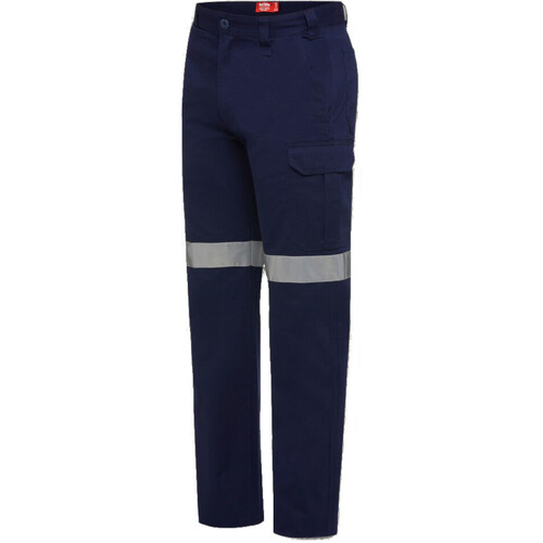 WORKWEAR, SAFETY & CORPORATE CLOTHING SPECIALISTS - Core - Mens L/Weight Drill Cargo Pant w/Tape
