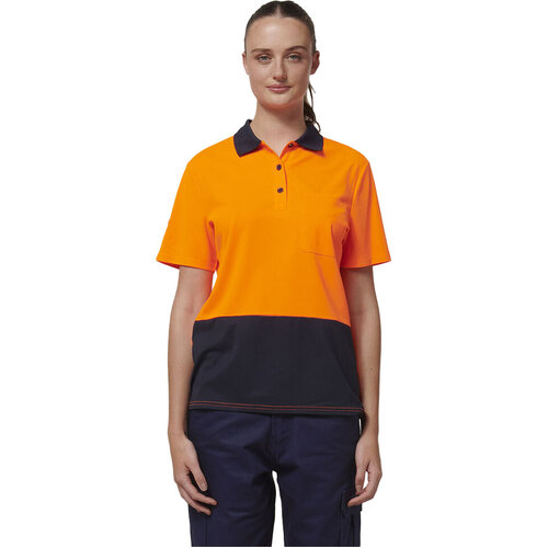 WORKWEAR, SAFETY & CORPORATE CLOTHING SPECIALISTS CORE - WOMENS SHORT SLEEVE HI VIS POLO