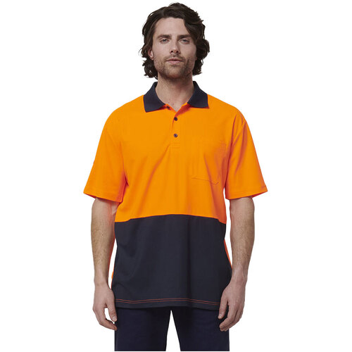 WORKWEAR, SAFETY & CORPORATE CLOTHING SPECIALISTS CORE - MENS SHORT SLEEVE HIVIS POLO