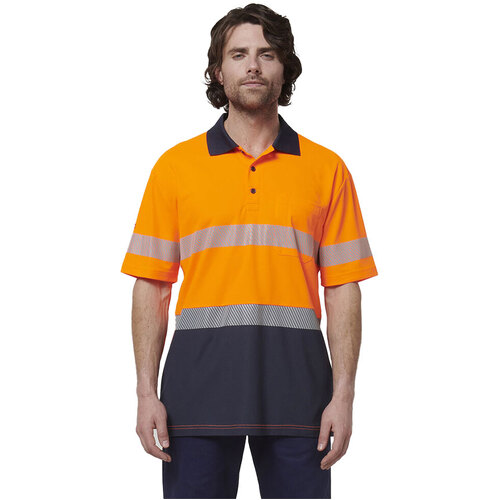 WORKWEAR, SAFETY & CORPORATE CLOTHING SPECIALISTS CORE - MENS SHORT SLEEVE TAPED POLO