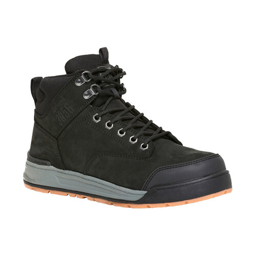 WORKWEAR, SAFETY & CORPORATE CLOTHING SPECIALISTS 3056 - NS STREET BLACK - LACE UP 6IN BOOT