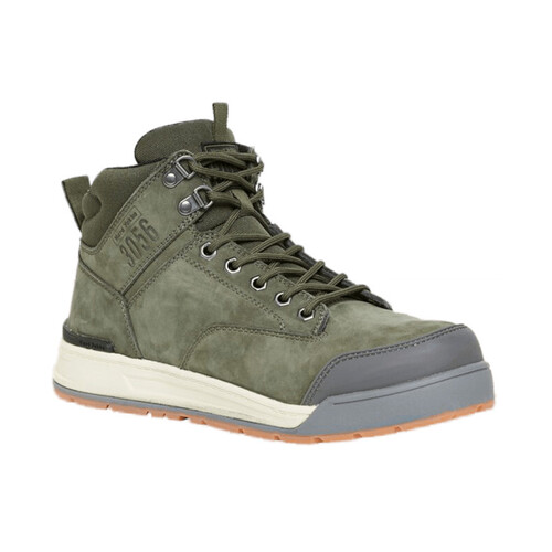 WORKWEAR, SAFETY & CORPORATE CLOTHING SPECIALISTS - 3056 - NS STREET OLIVE - LACE UP 6IN BOOT