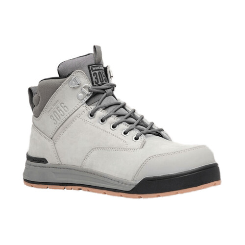 WORKWEAR, SAFETY & CORPORATE CLOTHING SPECIALISTS - 3056 - NS STREET GREY - LACE UP 6IN BOOT